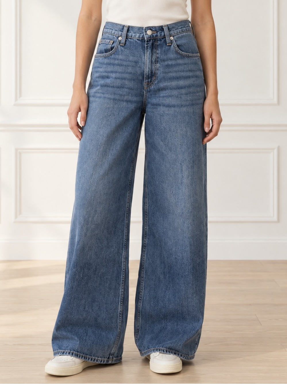 GAP Baggy Jeans Women’s Size 10/30R Dani Dark Wash Wide Leg Cotton Lyocell